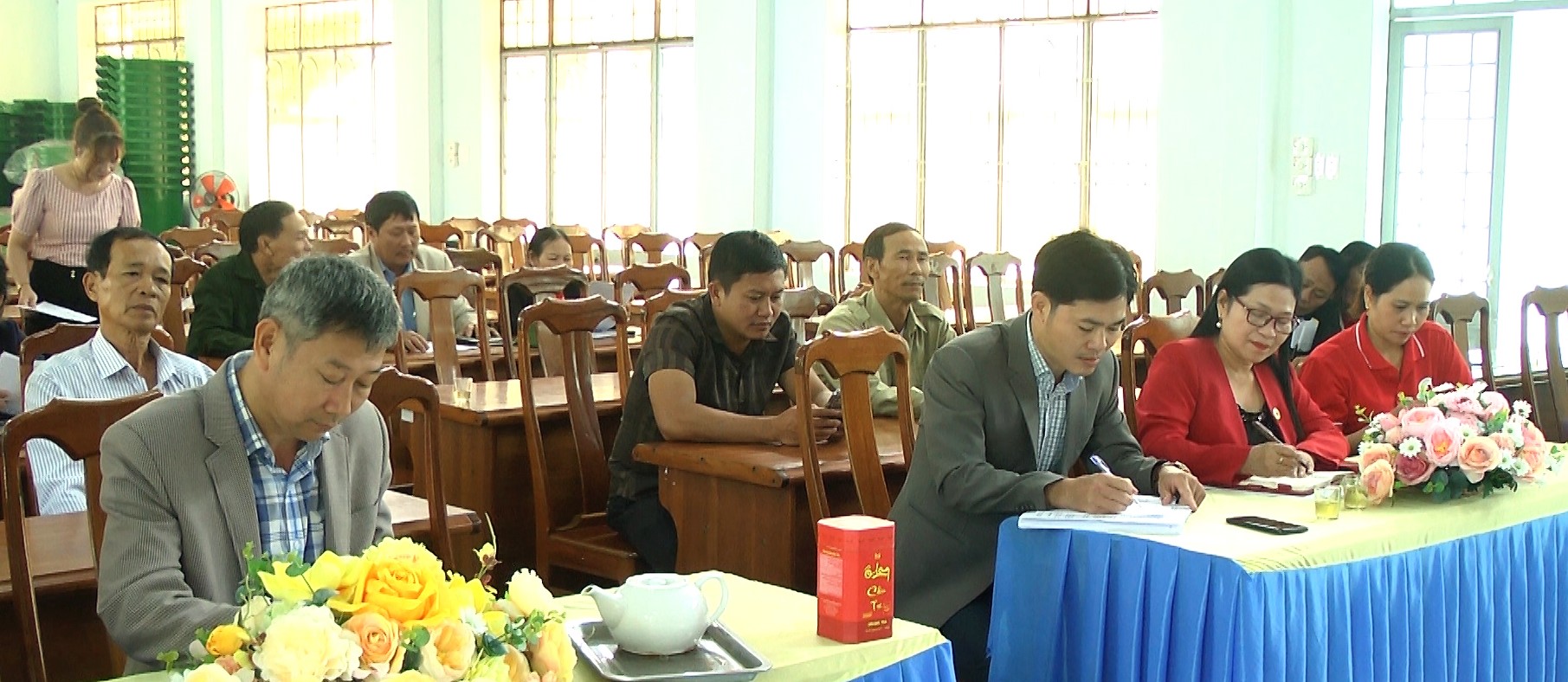 Hội chữ thập đỏ thị trấn EaKnốp tọa đàm kỷ niệm 77 năm Ngày thành lập Hội Chữ thập đỏ Việt Nam và tổng kết hoạt động hội năm 2023.