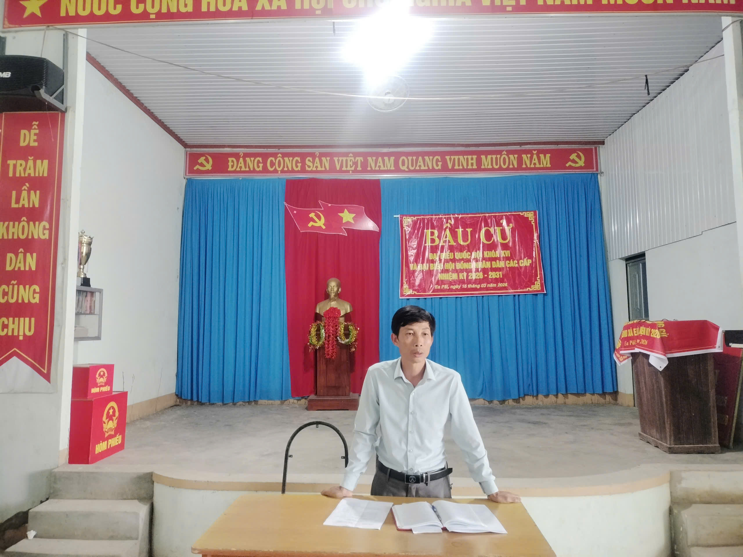 TỔ BẦU CỬ SỐ 02 TRIỂN KHAI NHIỆM VỤ PHỤC VỤ BẦU CỬ ĐẠI BIỂU HĐND XÃ NHIỆM KỲ 2026 – 2031