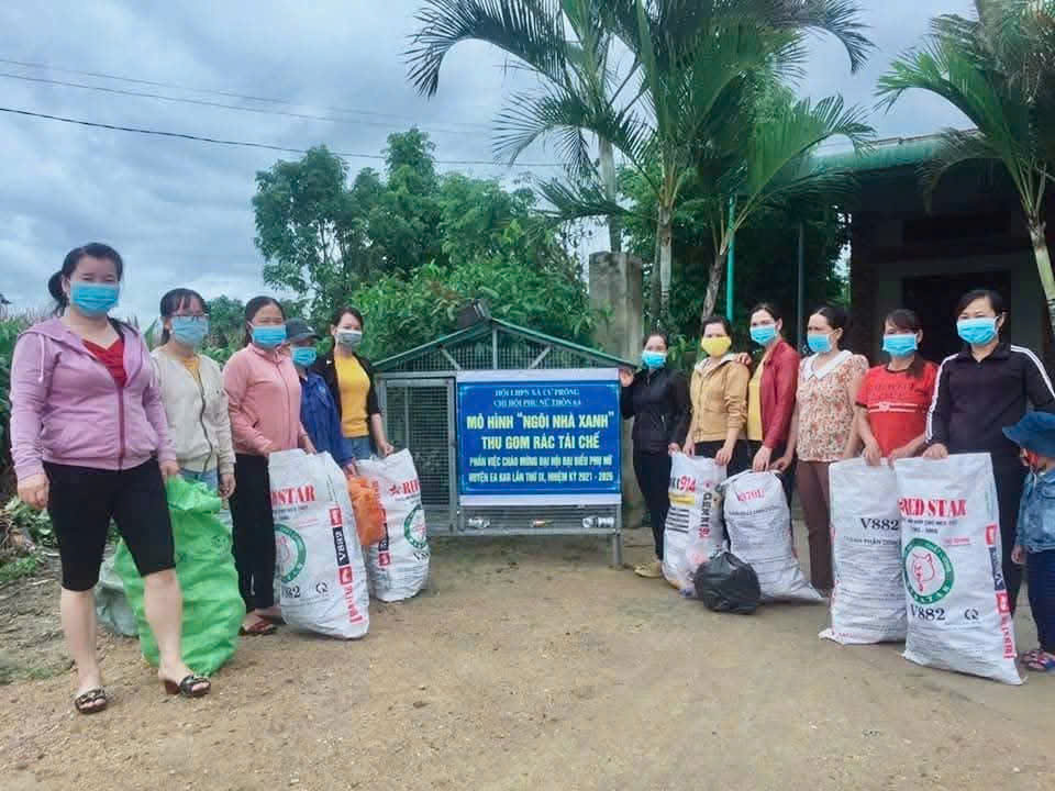Mô hình “Ngôi nhà xanh” tại thôn 6A – “Lan tỏa tinh thần bảo vệ môi trường và sẻ chia yêu thương”