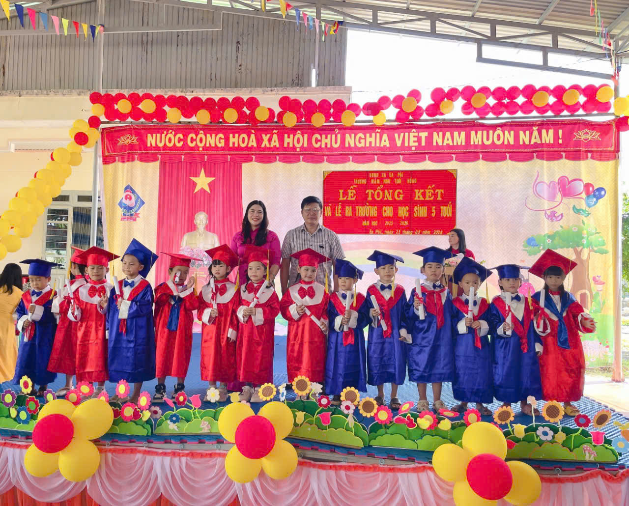 TRƯỜNG MẦM NON TUỔI HỒNG TỔ CHỨC LỄ TỔNG KẾT NĂM HỌC 2025–2026 VÀ TUYÊN DƯƠNG KHEN THƯỞNG TẬP THỂ, CÁ NHÂN XUẤT SẮC