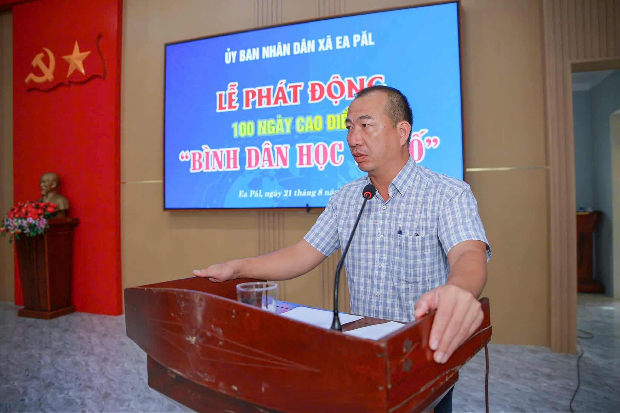 Xã Ea Păl đẩy mạnh chuyển đổi số theo Nghị quyết 57-NQ/TW:  Hoàn thành 34/34 chỉ tiêu thuộc nhiệm vụ của UBND xã