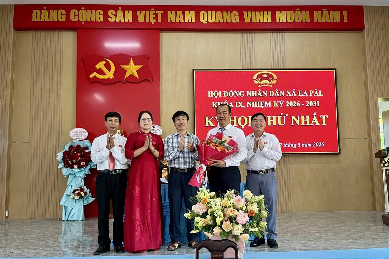 UỶ BAN BẦU CỬ XÃ EA PĂL TỔ CHỨC HỘI NGHỊ TỔNG KẾT CÔNG TÁC BẦU CỬ ĐẠI BIỂU QUỐC HỘI VÀ HĐND CÁC CẤP NHIỆM KỲ 2026-2031