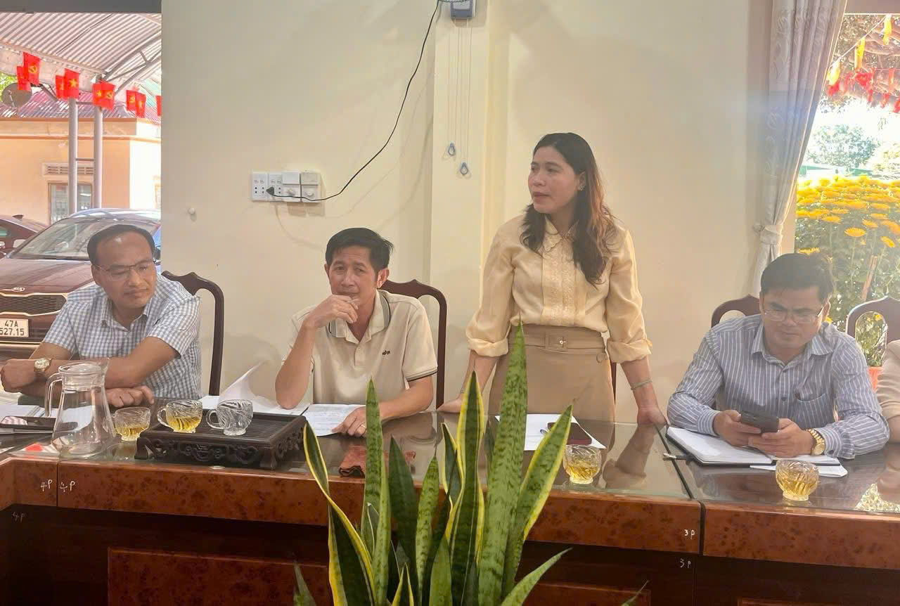 BAN TỔ CHỨC HỘI KHỎE PHÙ ĐỔNG XÃ EA PĂL LẦN THỨ NHẤT NĂM 2026 HỌP THỐNG NHẤT NỘI DUNG CHƯƠNG TRÌNH CHO LỄ KHAI MẠC.